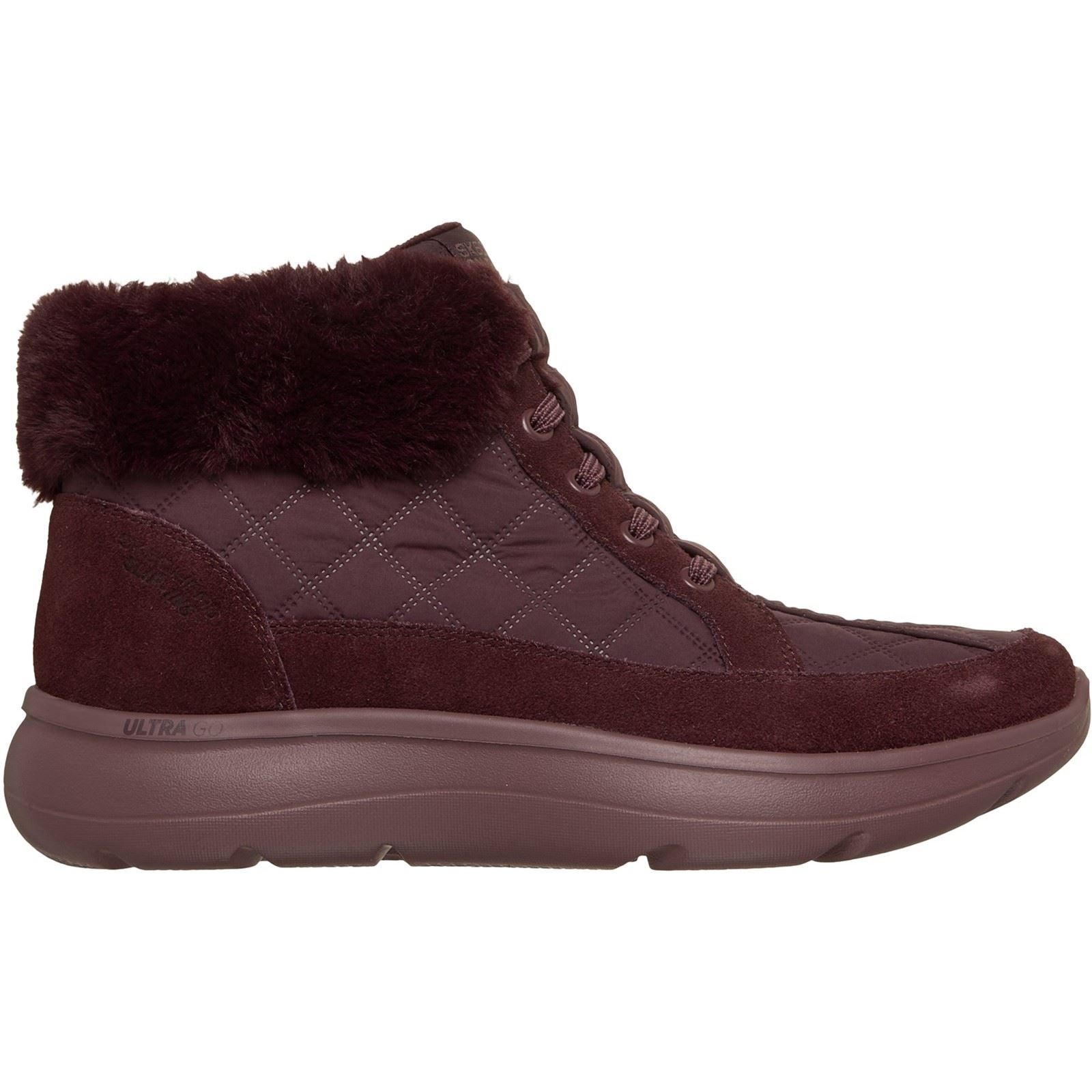 Skechers On-The-Go Encore Elisa Textil Damen Burgundy Winter Stiefeletten