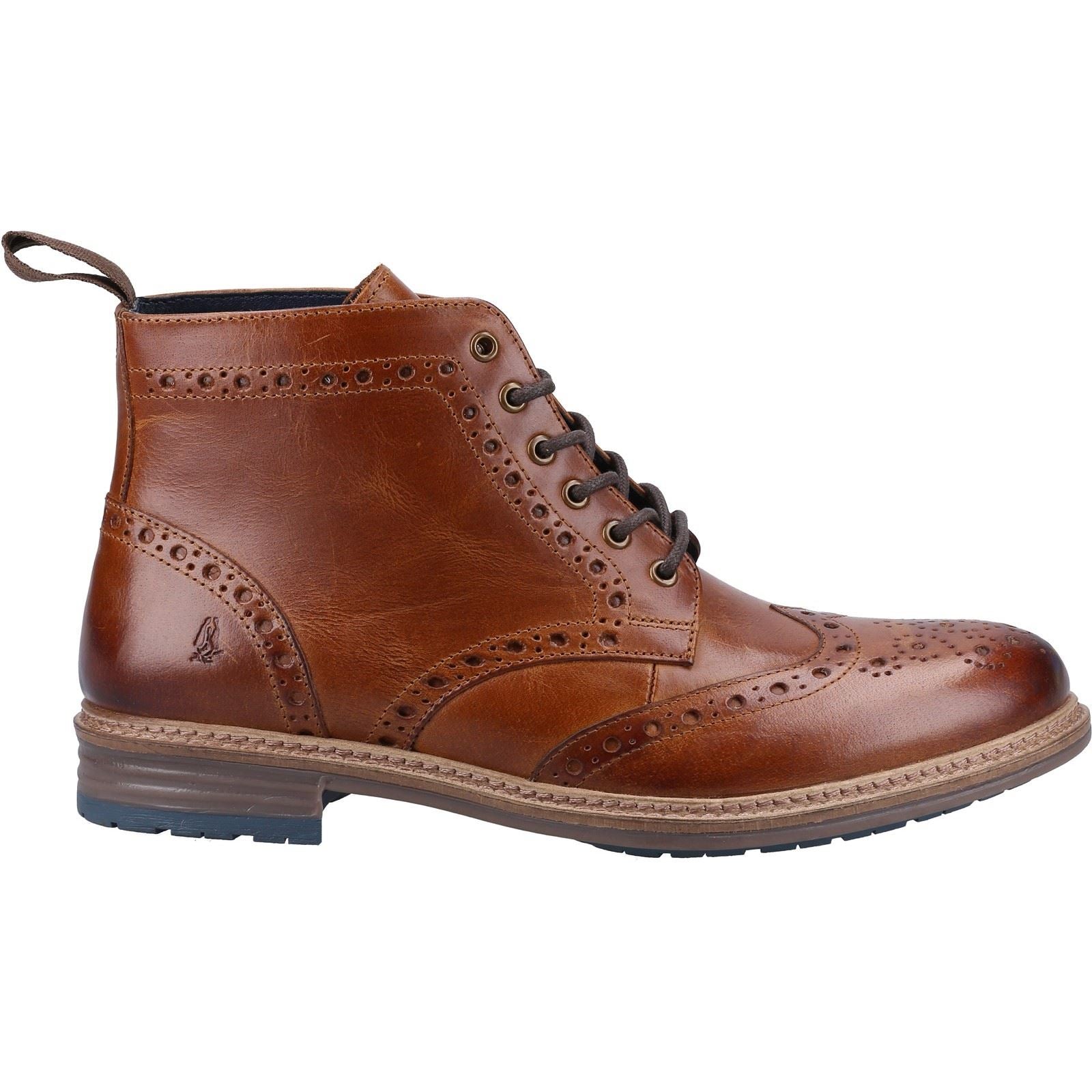 Hush Puppies Joshua Leder Herren Stiefel In Tan