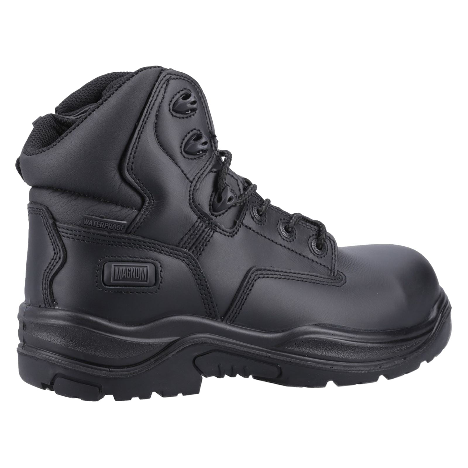 Magnum Responder Leder Schwarze Sicherheitsstiefel