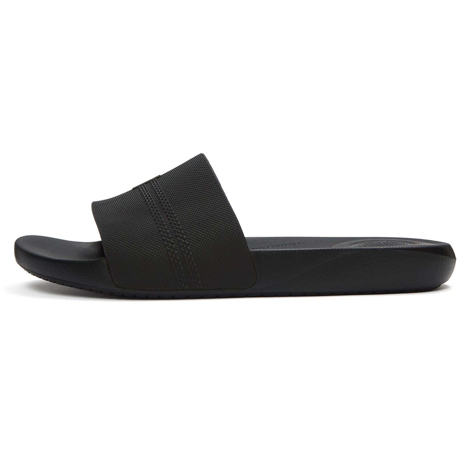 Fitflop iQushion Pool Slides Polyurethan Männer Ganz Schwarze Slides