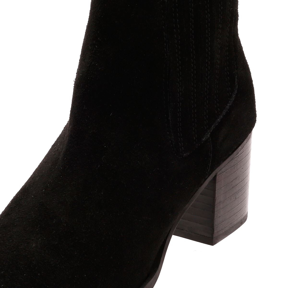 Osprey London The Naples Wildlederschwarze Damenstiefel
