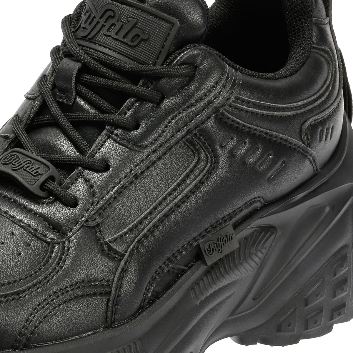 Buffalo Turbo One Damen Schwarze Sneaker