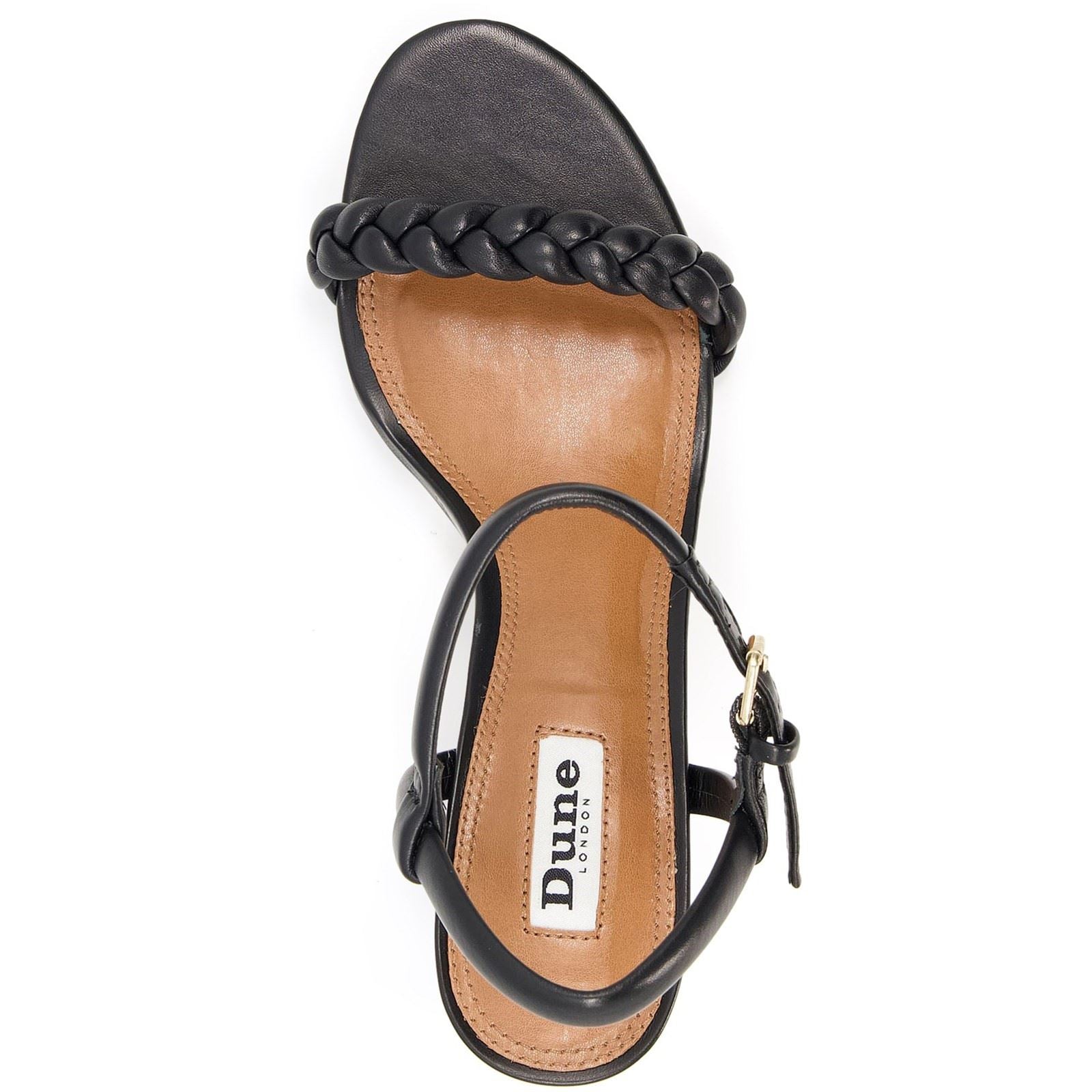 Dune Jaslyn Leder Damen Schwarze Absätze