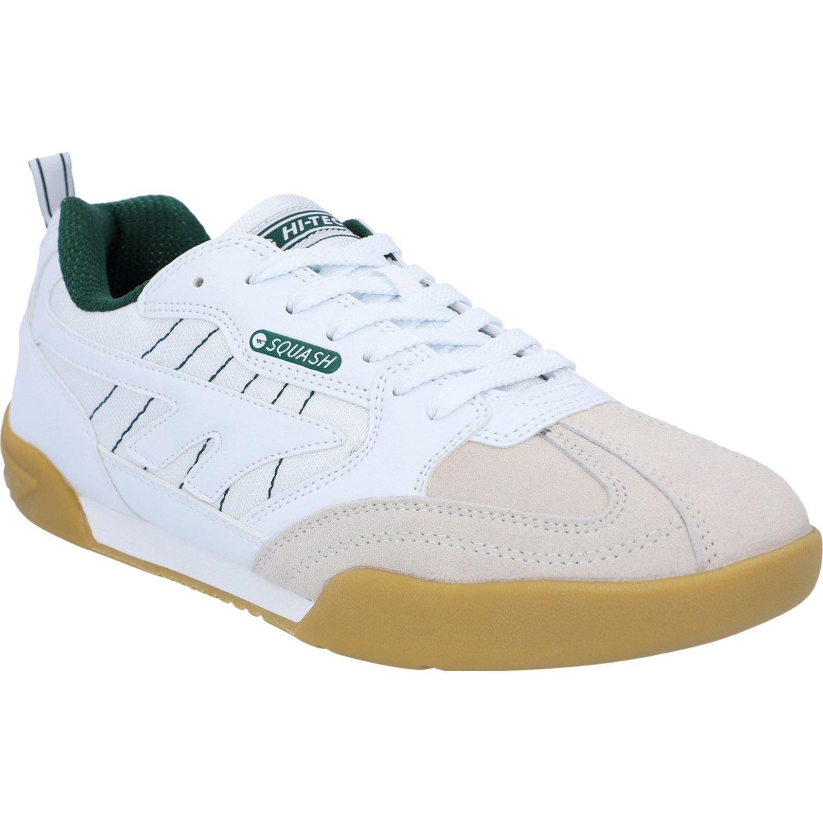 Hi-Tec Squash Turnschuhe Squash Sneaker Aus Textil/Leder In Weiß