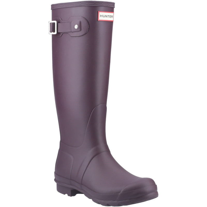 Hunter Original Tall Damen Gummistiefel In Schwarz/Traube