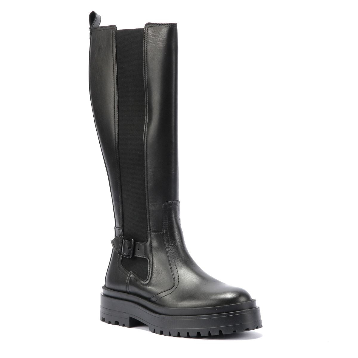 Barbour Alicia Damenlederstiefel In Schwarz