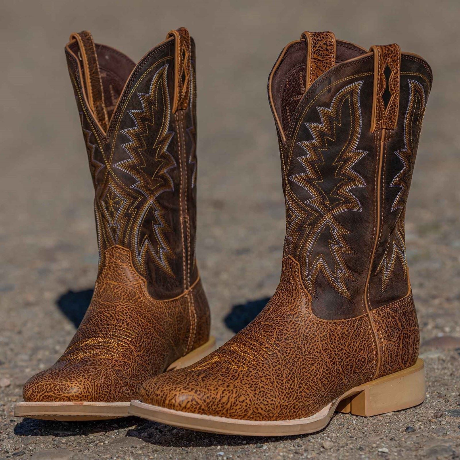 Durango Rebel Pro Lite Herren Stiefel Aus Rustikalem Tan/Tabakleder