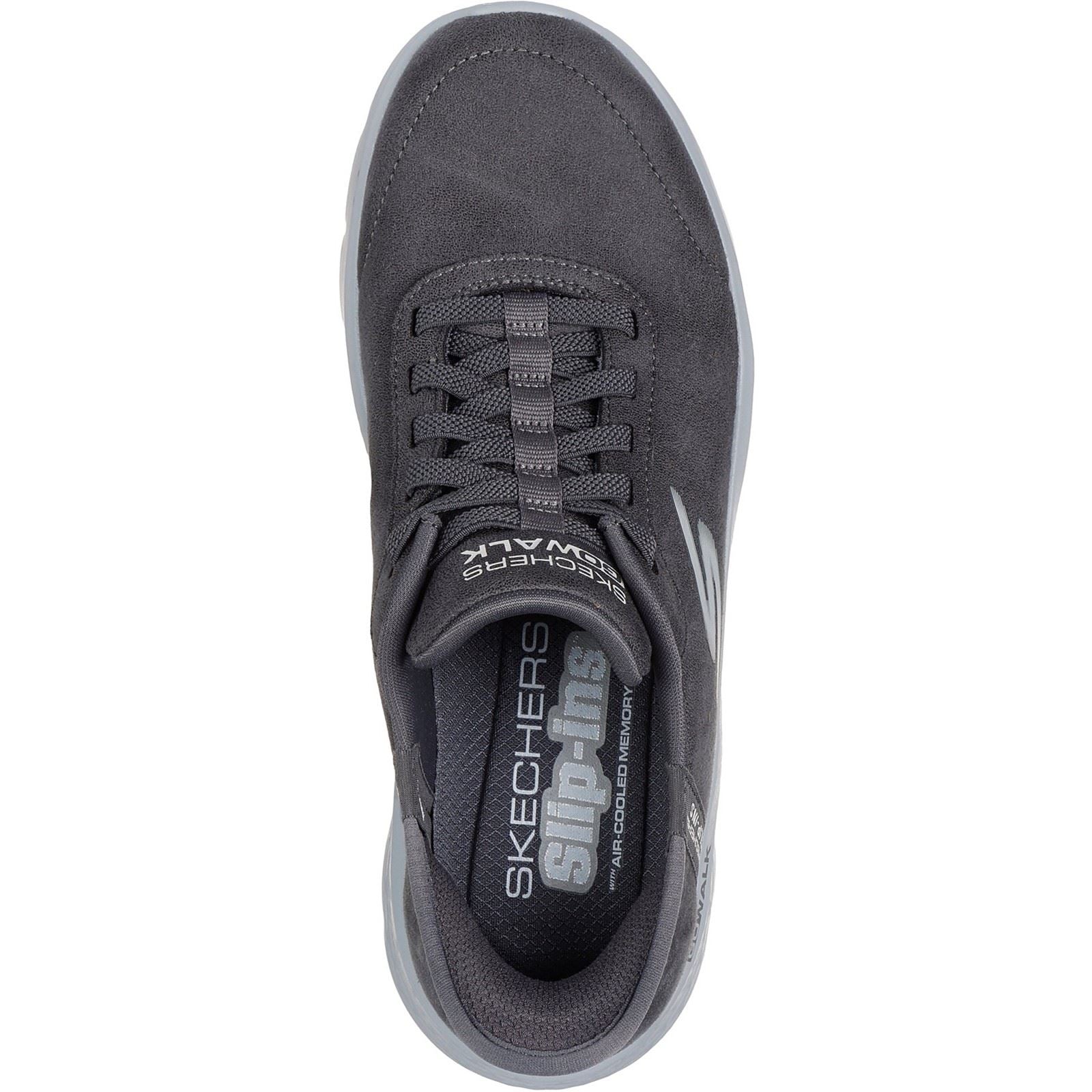 Skechers Go Walk Flex Mali Textile Damen Sneakers In Anthrazit