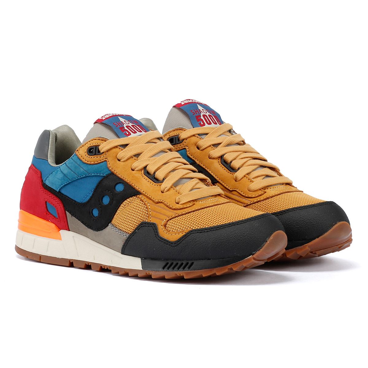 Saucony Shadow 5000 Leder Gelb/Mehrfarbig Sneakers