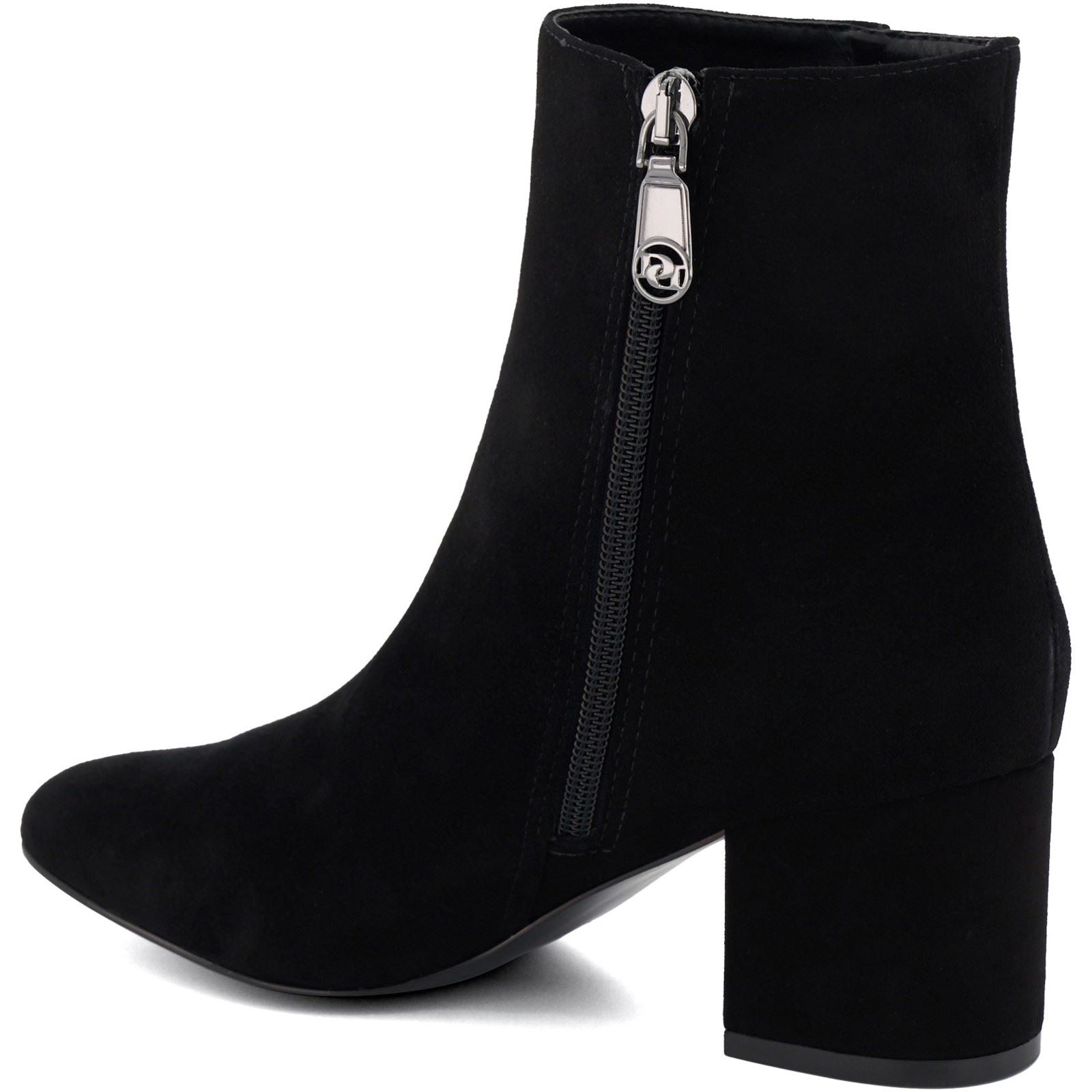 Dune Ottack Wildlederschwarze Damenstiefel