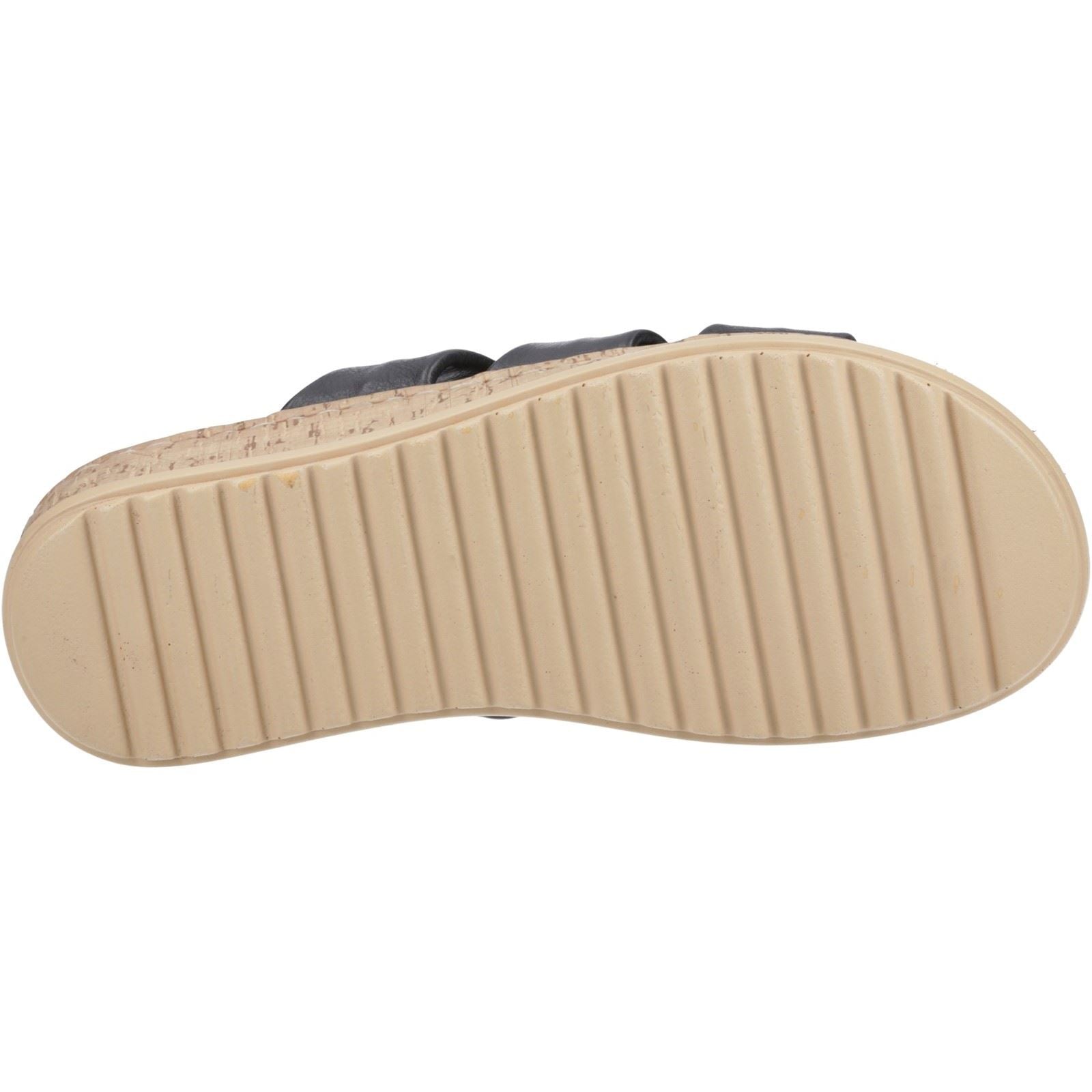 Hush Puppies Eden Gladiator Damen Sandalen Aus Schwarzem Leder