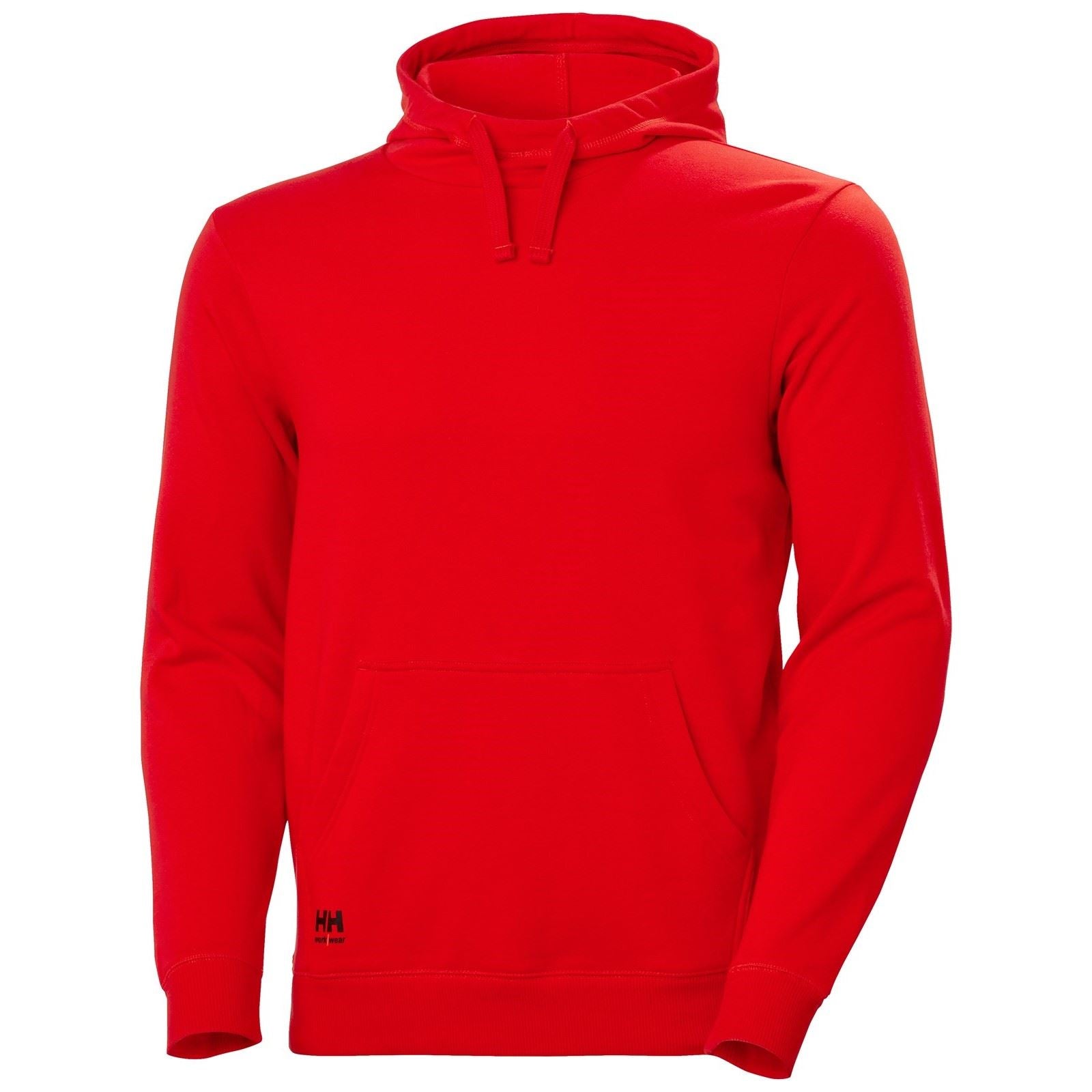 Helly Hansen Workwear Manchester Baumwolle Herren Roter Kapuzenpullover