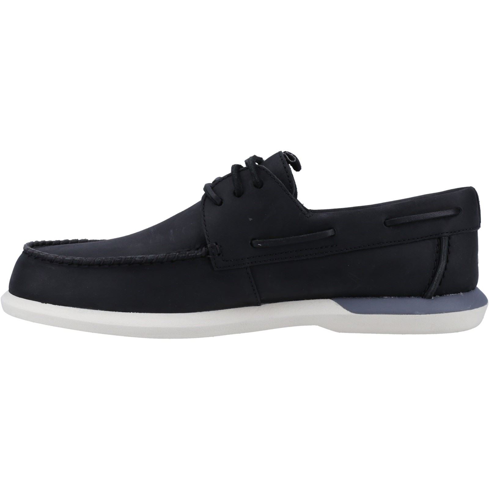 Sperry Plushwave 2.0 Leder Herren Schwarze Bootsschuhe