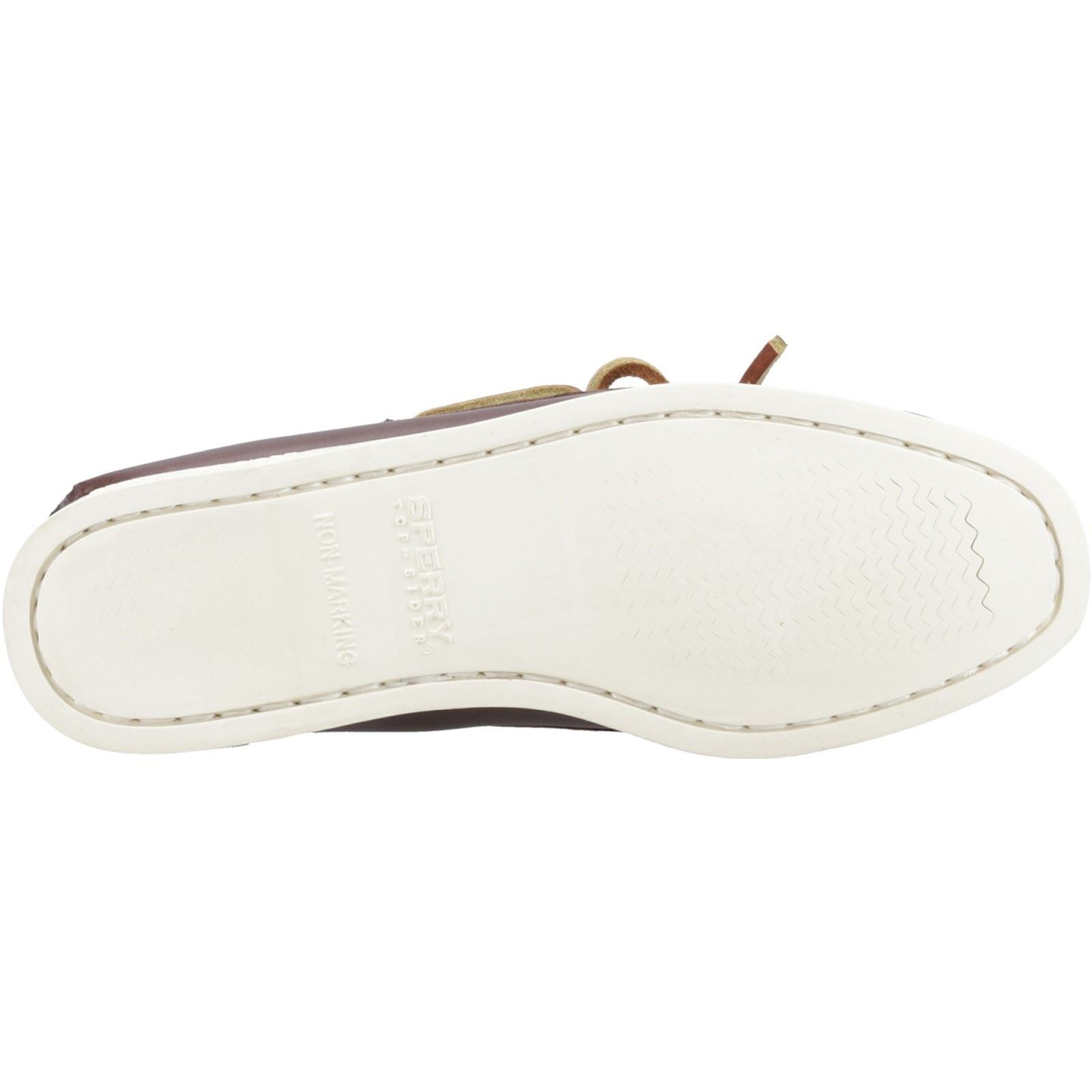 Sperry Authentic 2 Eye Leder Damen Braune Bootsschuhe