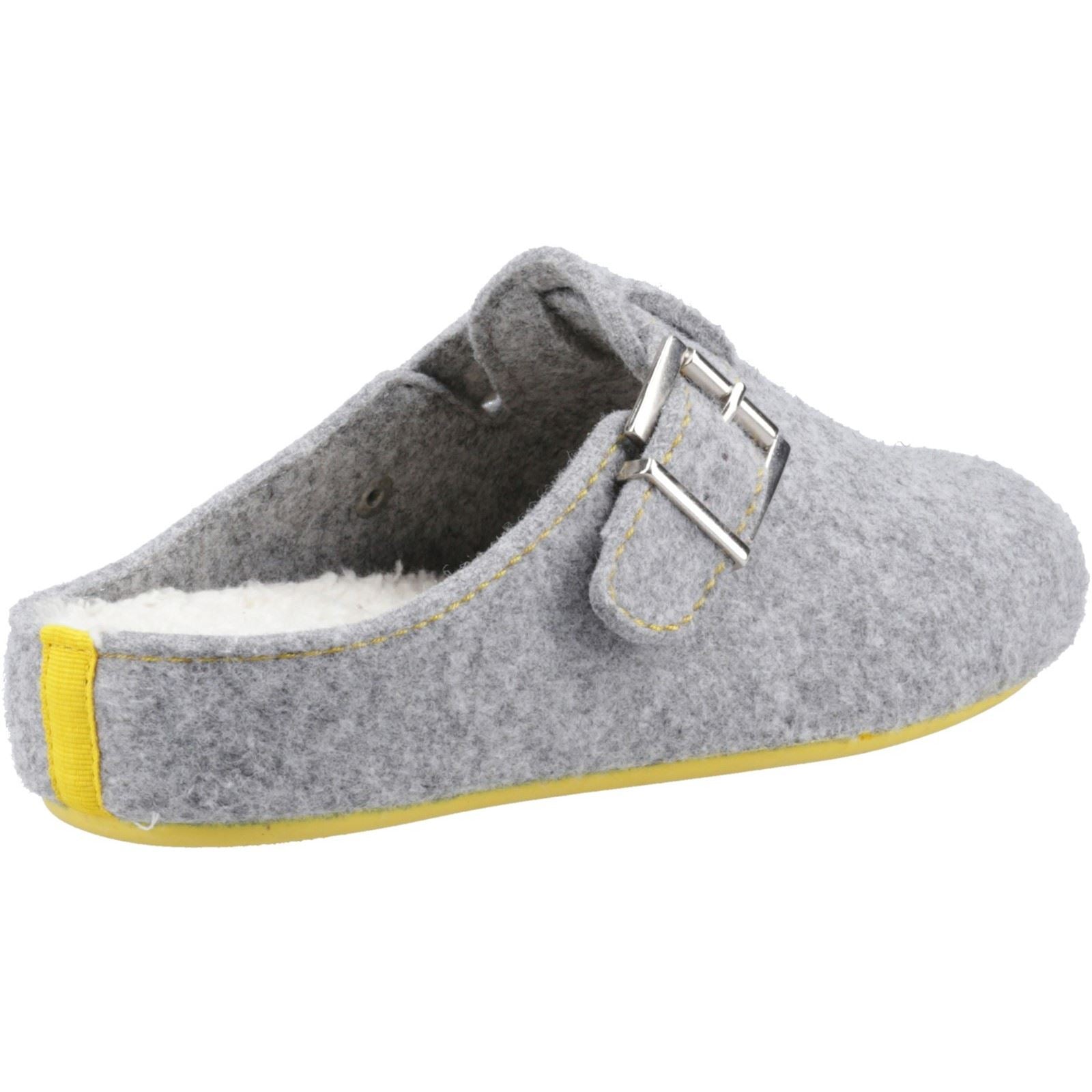 Hush Puppies Good 90% recyceltes RPET-Polyester Damen Hausschuhe in Grau