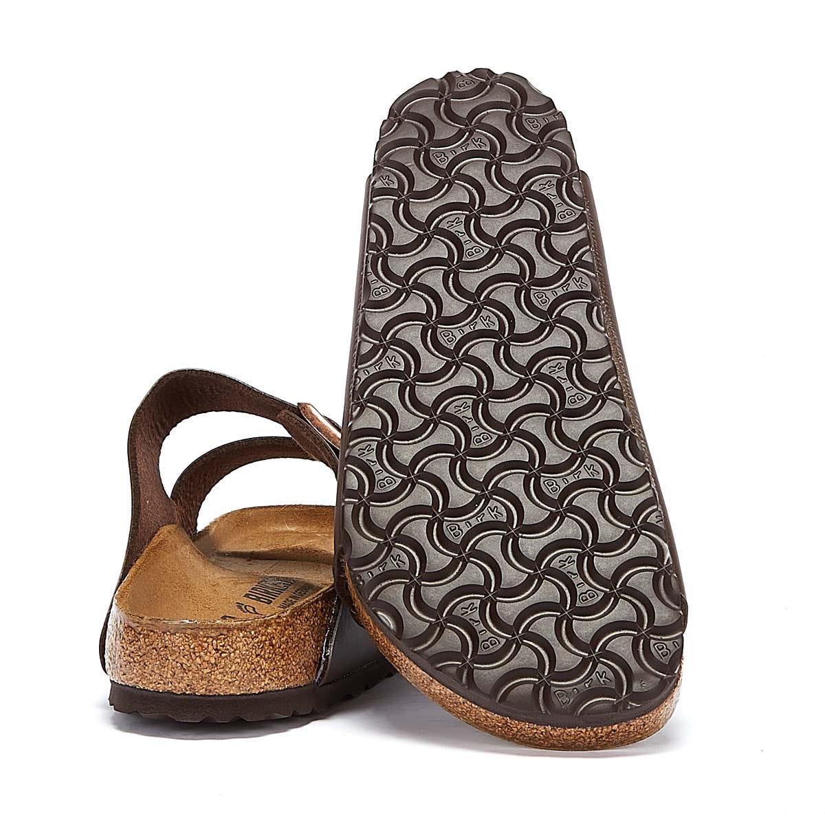 Birkenstock Arizona Birko Flor Braune Sandalen