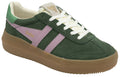 Gola Athena Wildleder Damen Grüne Sneakers