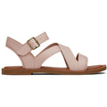 TOMS Sloane Leder Damen Ballett Rosa Wedges