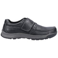 Hush Puppies Casper Leder Herren Schwarze Mokassins