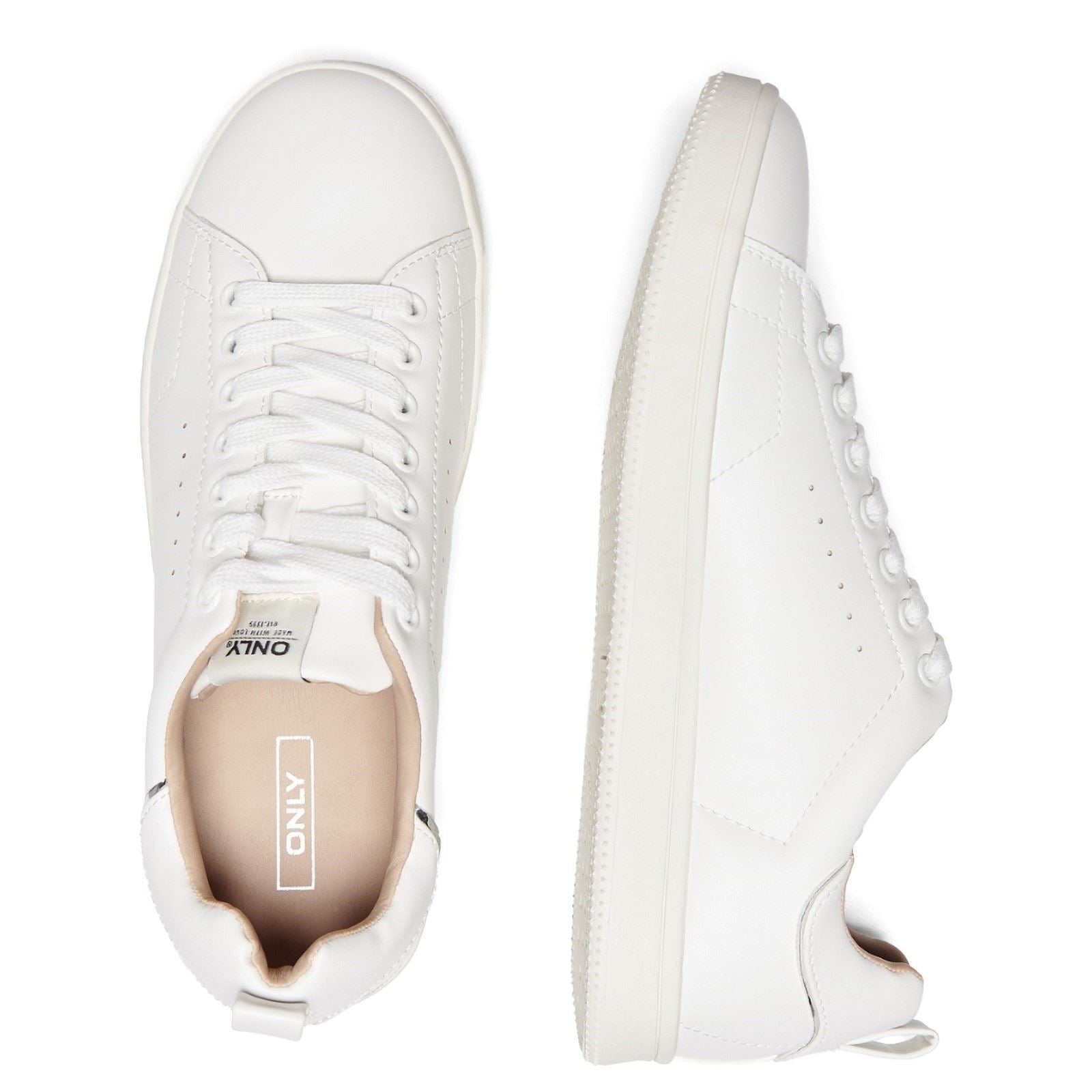 ONLY SHILO Synthetik Damensneaker In Weiß