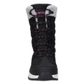 Hi-Tec Sophia Nylon Damen Winter Stiefeletten in Jet Black/Festival Fuchsia