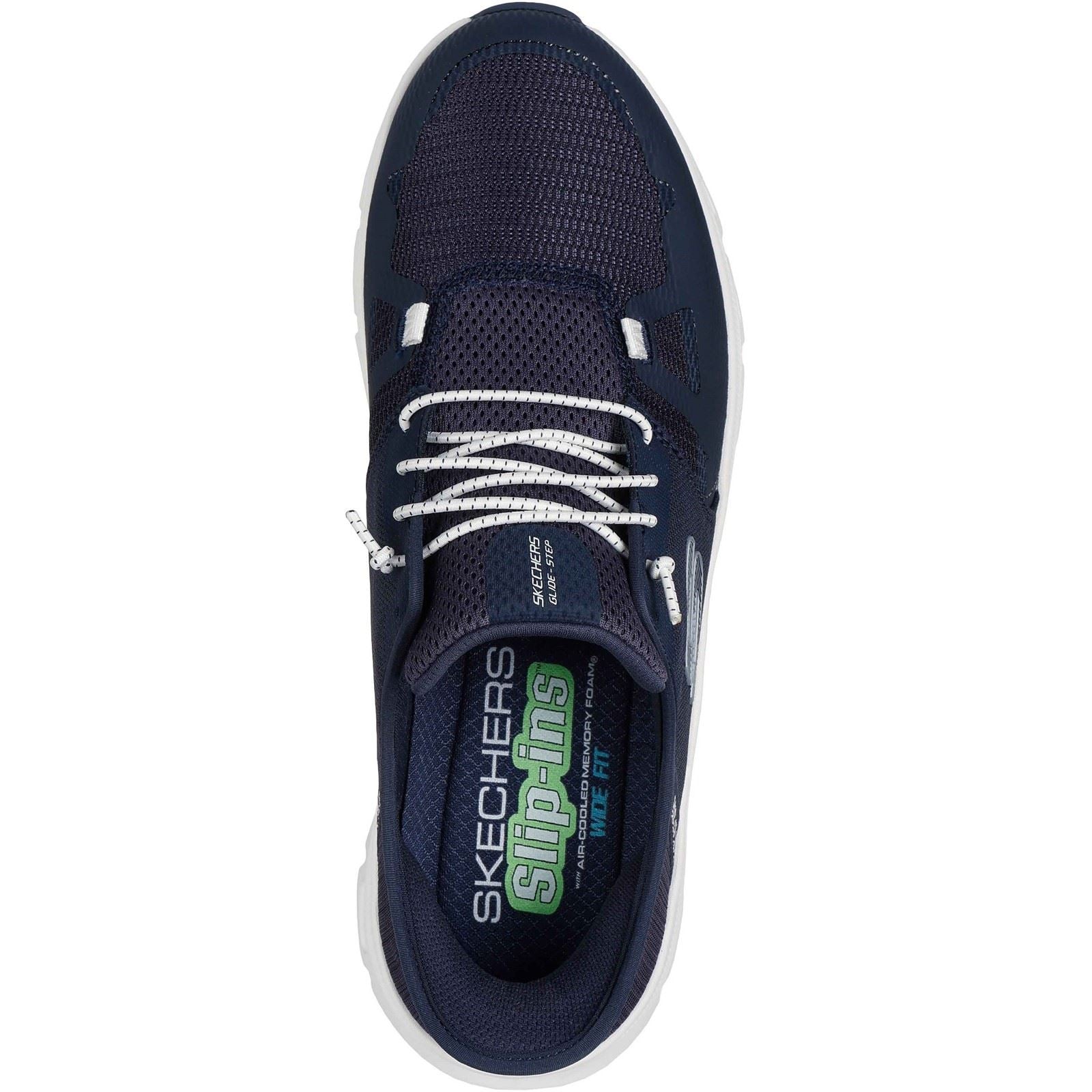 Skechers Glide-Step Pro Polyester Herren Sneakers In Navy