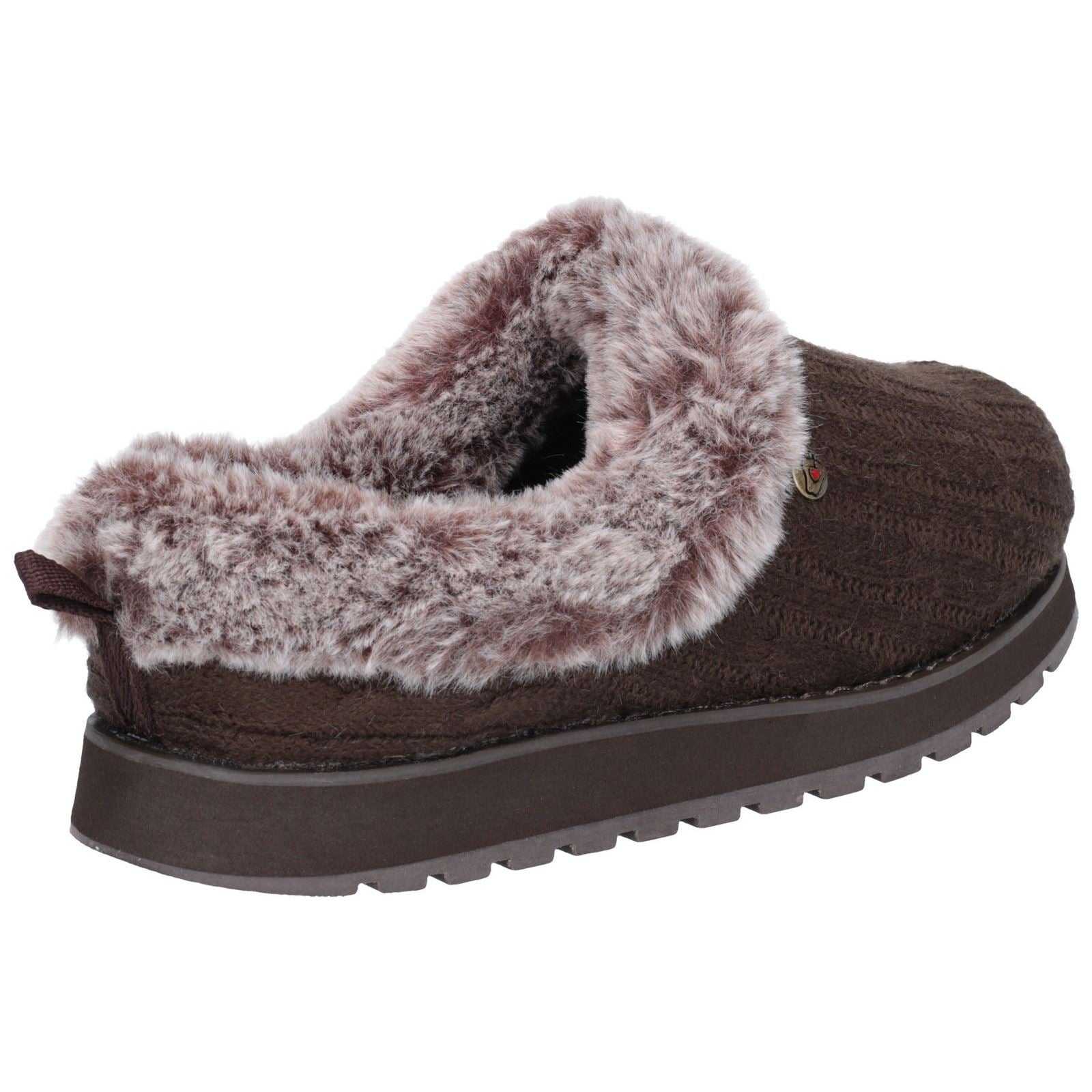 Skechers Keepsakes Ice Angel Synthetik Damen Hausschuhe (Schokolade)