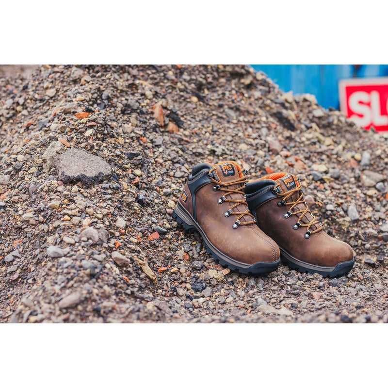 Timberland Pro Splitrock Ct Xt Leder Braune Sicherheitsstiefel