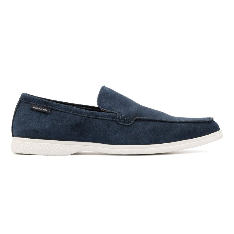 Ben Sherman Amarillo Herren Wildleder Mokassins In Blau