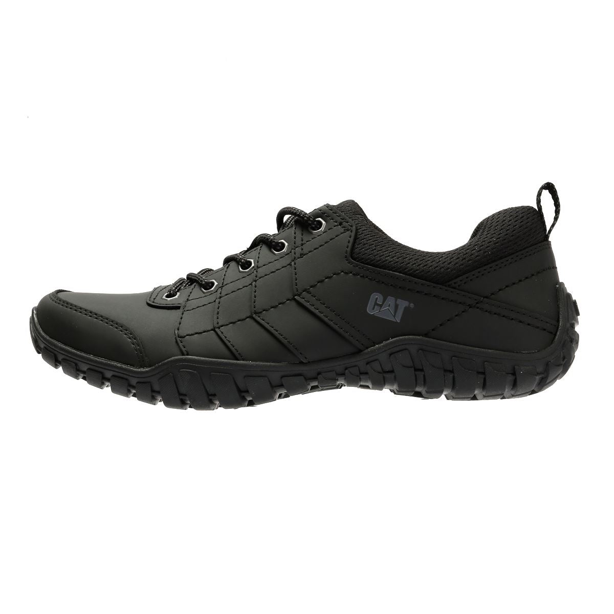 Caterpillar Instruct Wildleder Herren Schwarze Schnürschuhe
