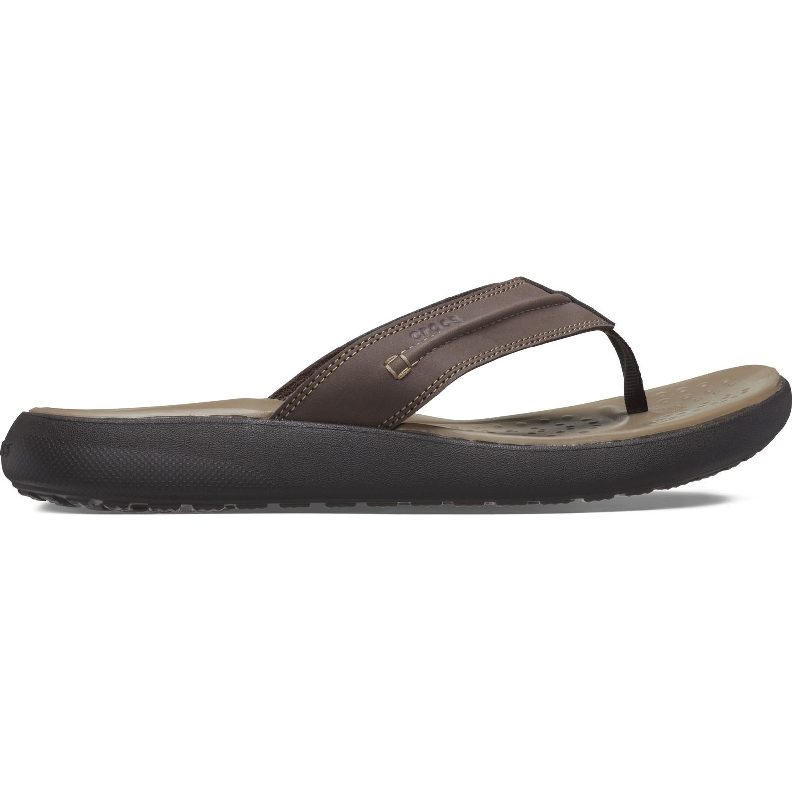 Crocs Yukon Vista II Herren Espresso Zehentrenner Aus Polyurethan