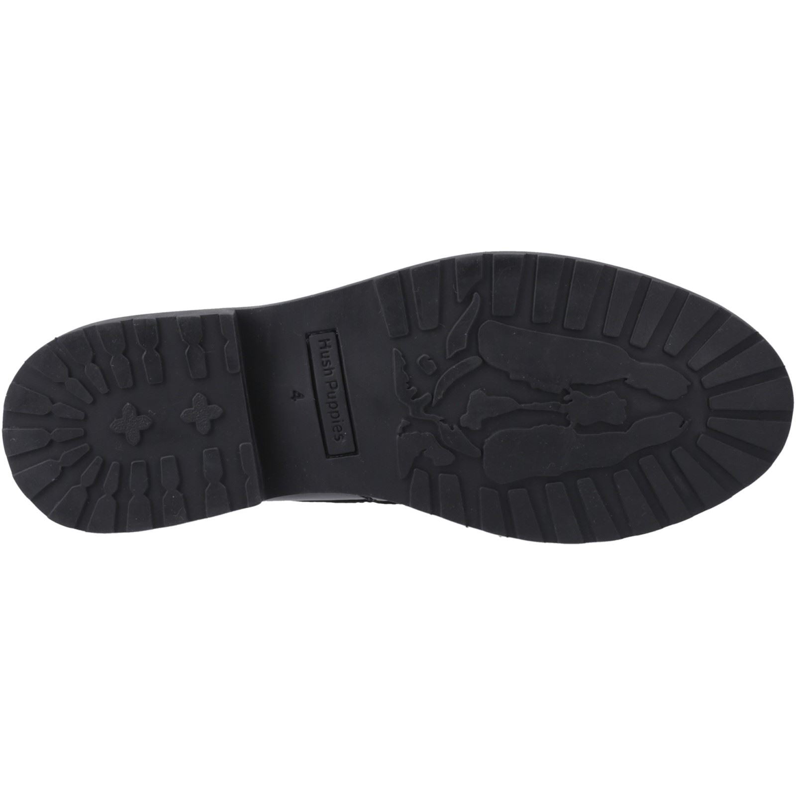 Hush Puppies Verity Kiltie Damen Schwarze Farbe Lederloafer
