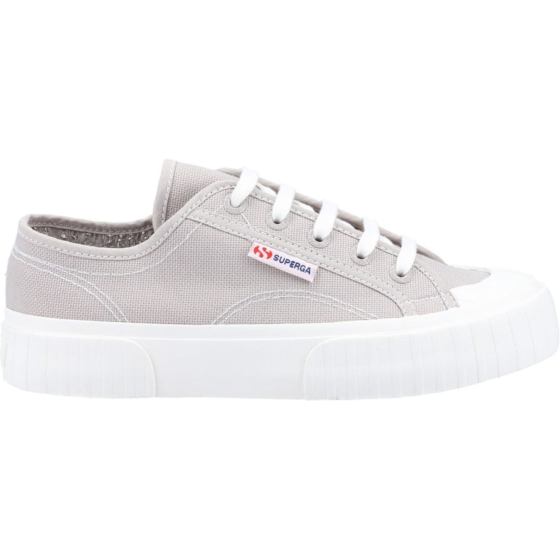 Superga 2630 Stripe 100% Baumwolle Damen Graue Colomba Sneakers