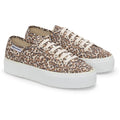 Superga 2740 Leopard Print Canvas Damen Leoparden Sneakers