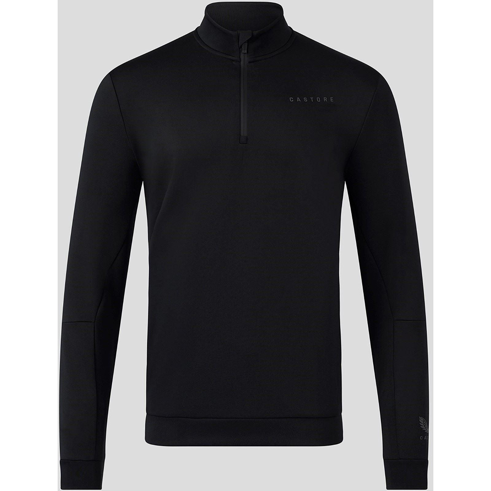Castore Flex 1/4 Zip Herren Schwarzes Sweatshirt