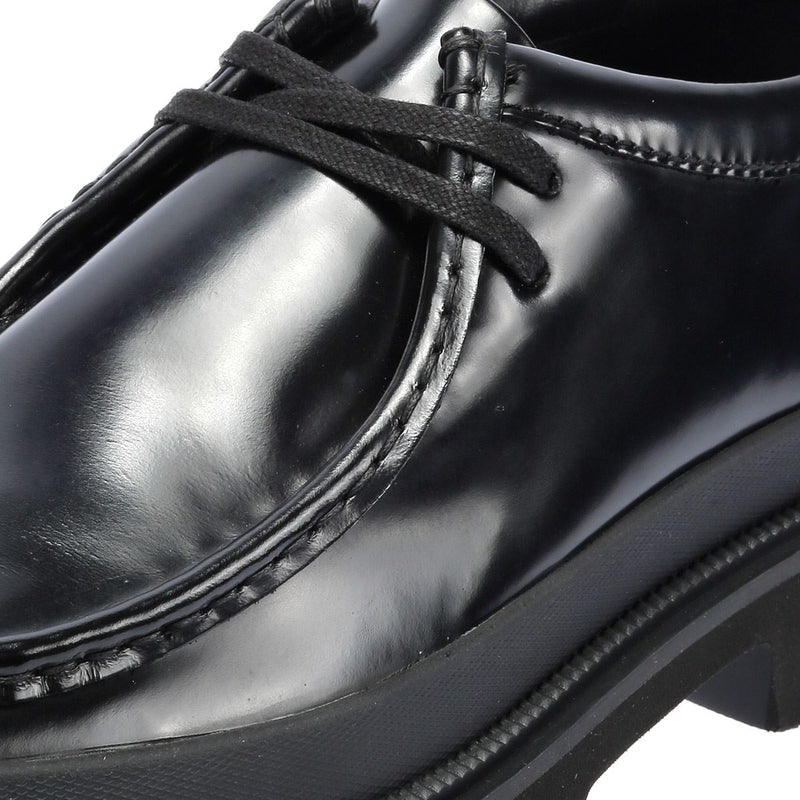 Clarks Main Badell Seam Schwarze Farbe Herren Schnürschuhe Aus Leder