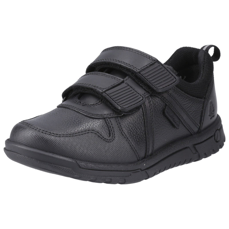 Hush Puppies Spencer Junior Lederschuhe Für Jungen In Schwarz