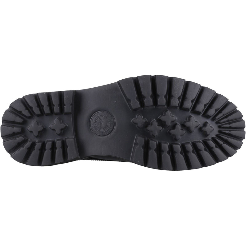 Base London Wick Schwarze Farbe Herren-Schnürschuhe Aus Leder