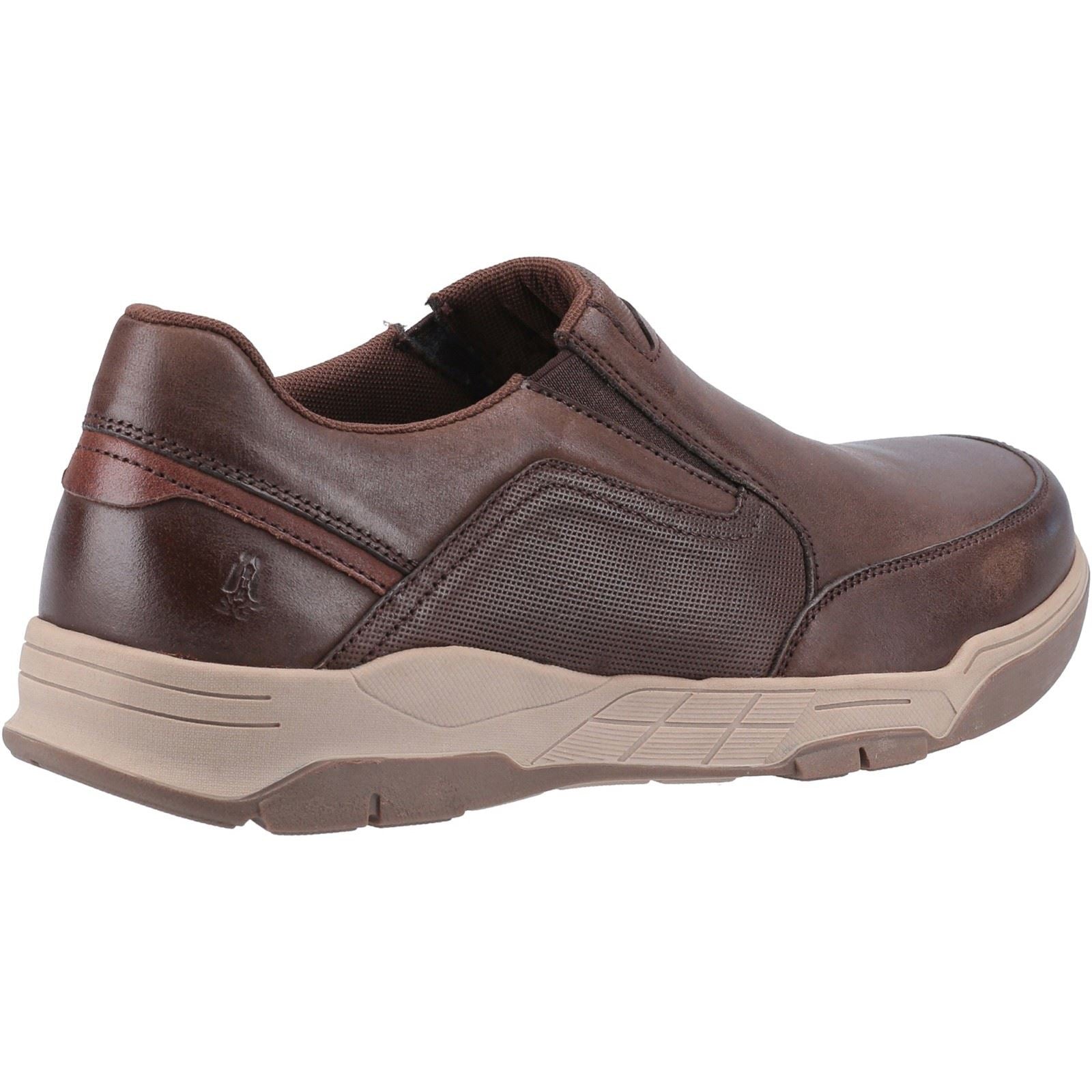 Hush Puppies Fletcher Leder-Herren-Kaffee-Loungers