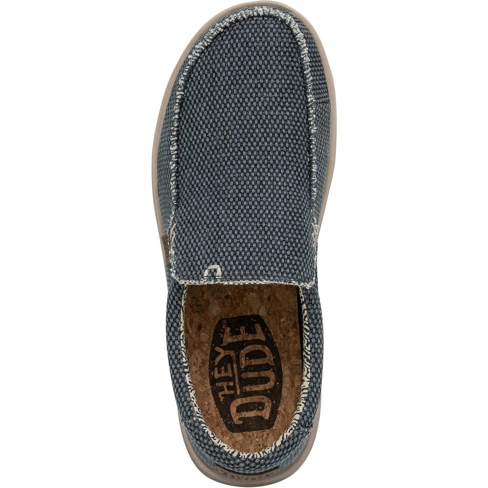 HEYDUDE Mikka Braided Textil Herren Tiefblau Loafer