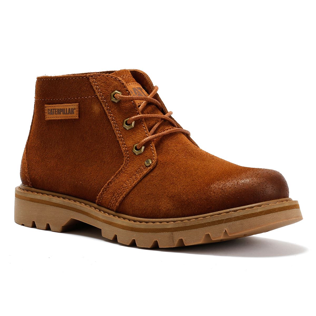 Caterpillar Grader Chukka Wildleder Herren Braune Stiefel