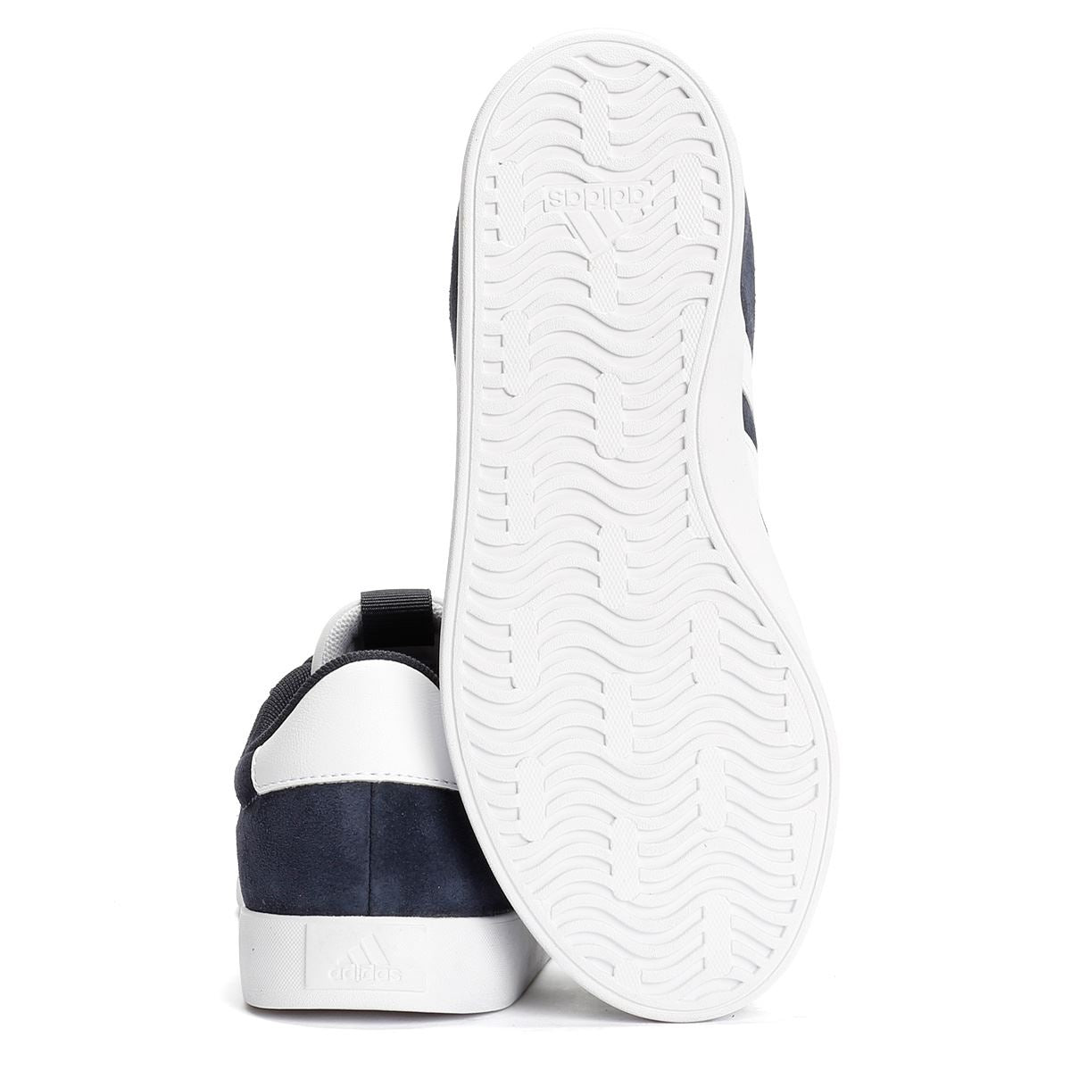 Adidas VL Court 3.0 Lederblaue Sneaker