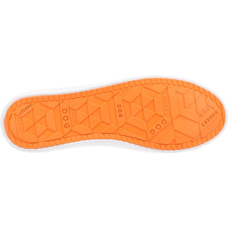 Rocket Dog Chow Chow Damen Sneaker Aus Weißer Baumwolle