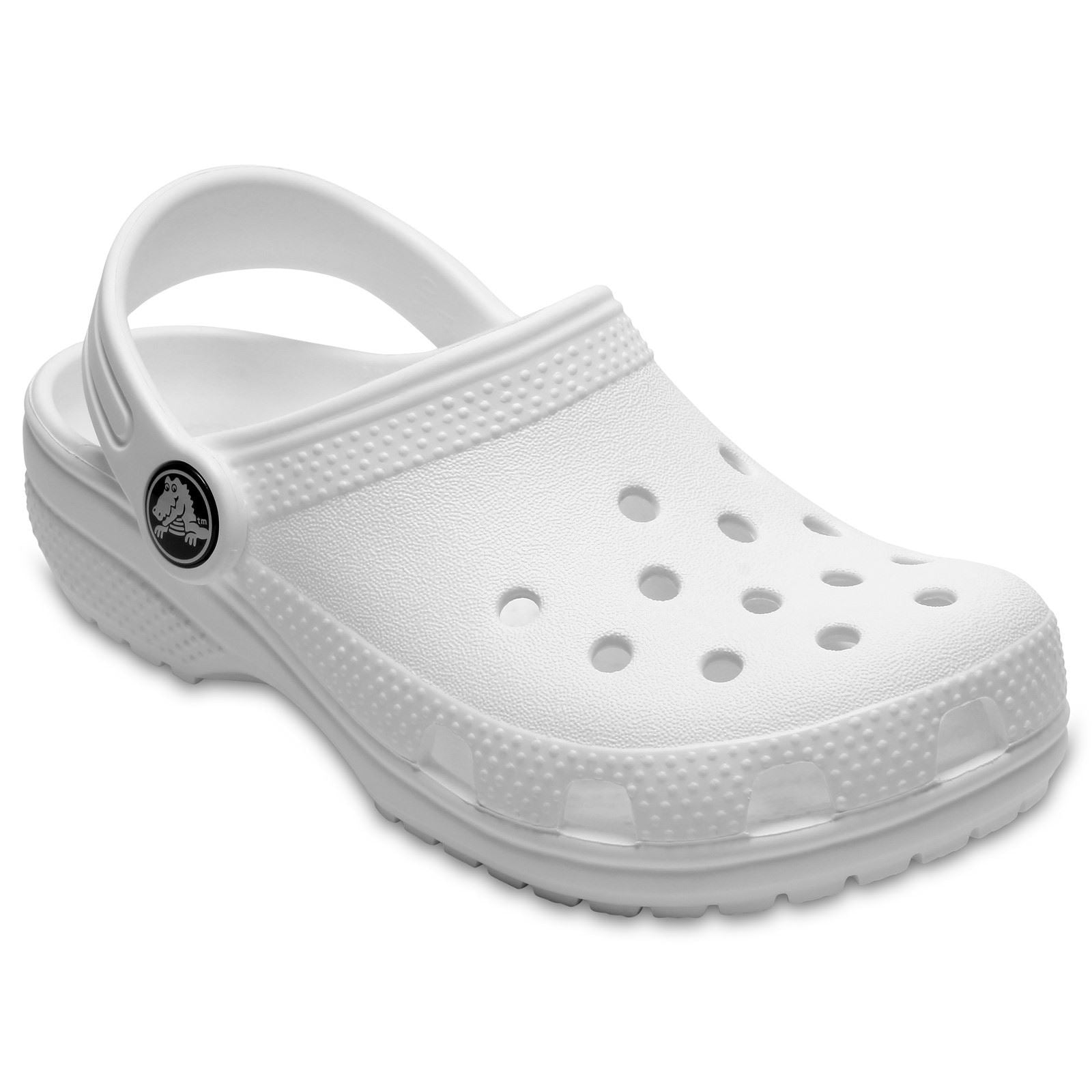 Crocs Kids' Classic Clog Thermoplastische Weiße Loafer