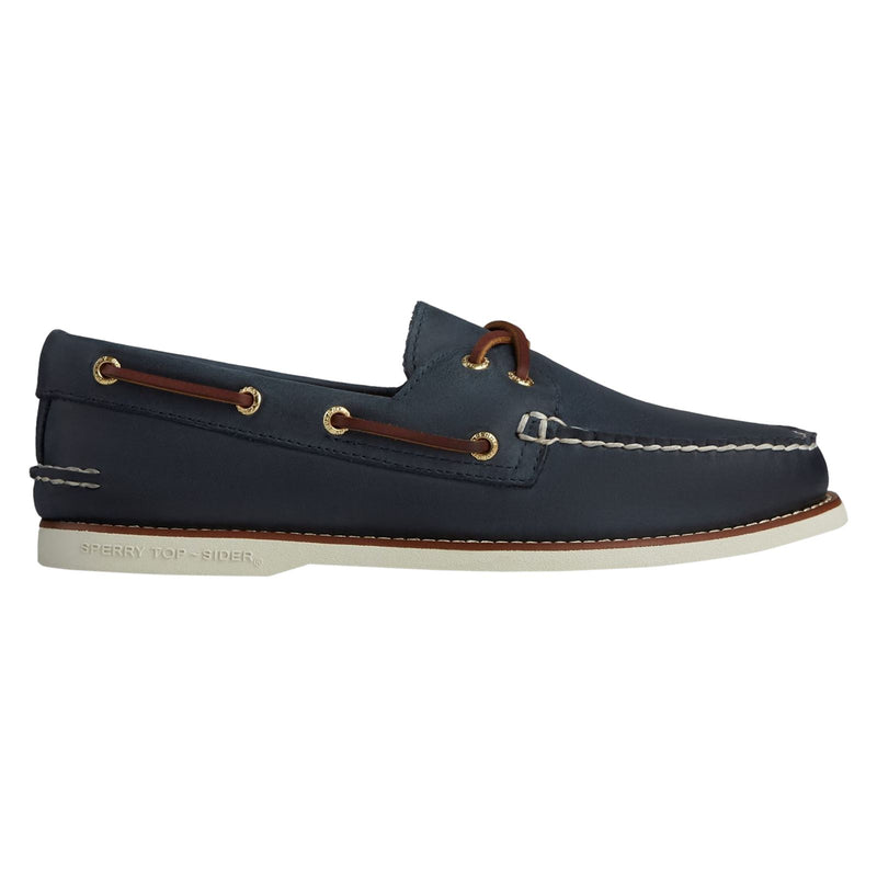 Sperry Gold Cup Authentic Original Leder Herren Bootsschuhe In Marineblau