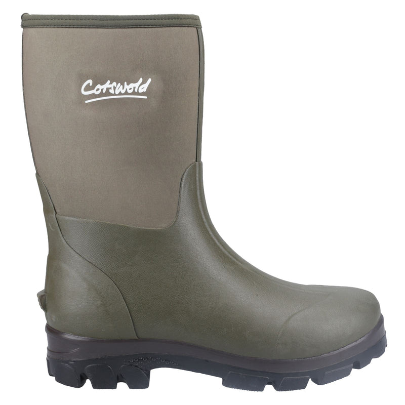Cotswold Kensington Lederne Grüne Gummistiefel