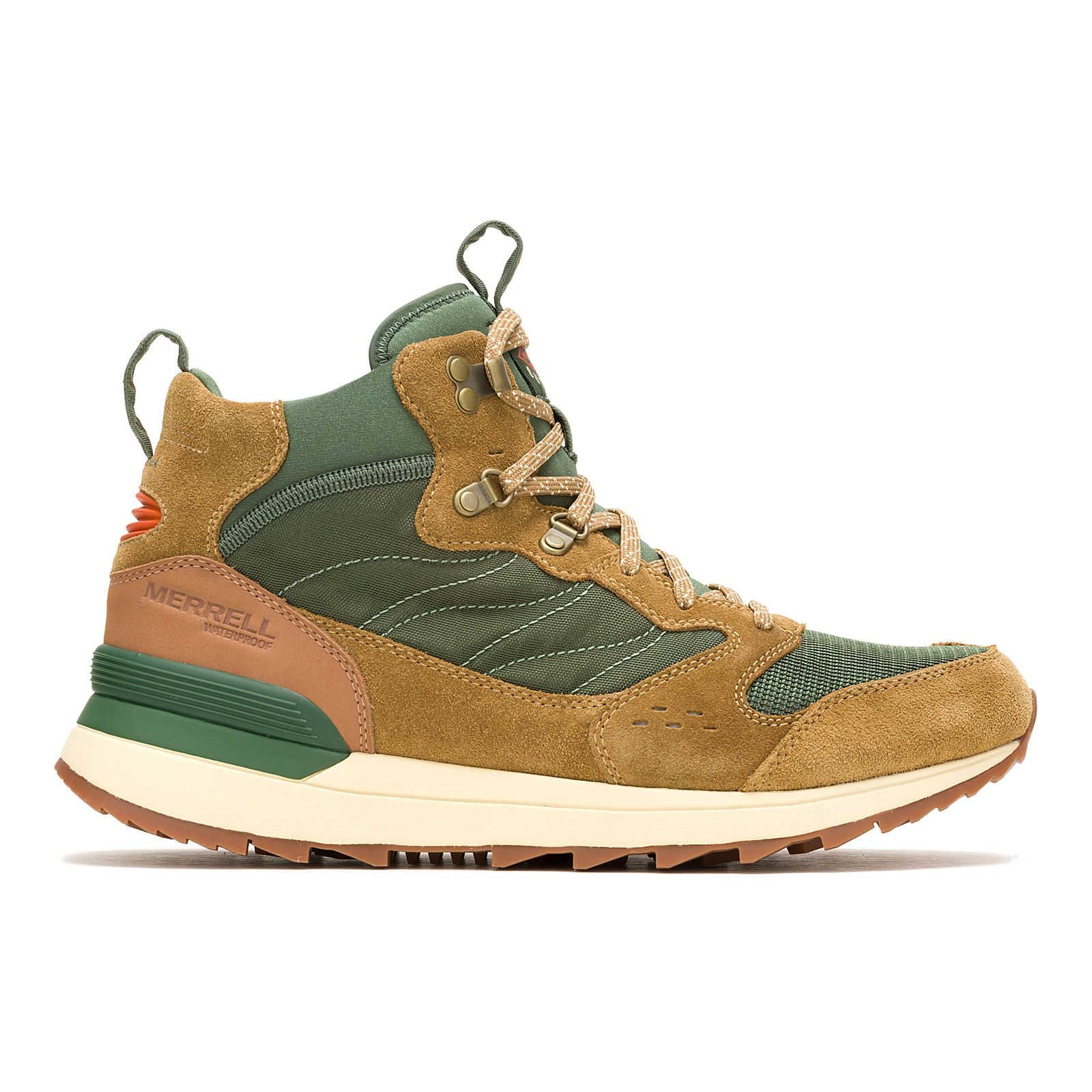 Merrell Alpine 83 Recraft Mid Wildleder Herren Grüne Sneakers