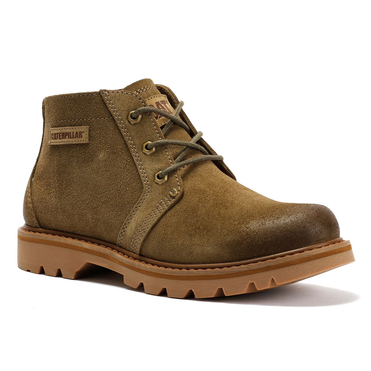 Caterpillar Grader Chukka Wildleder Herren Braune Stiefel
