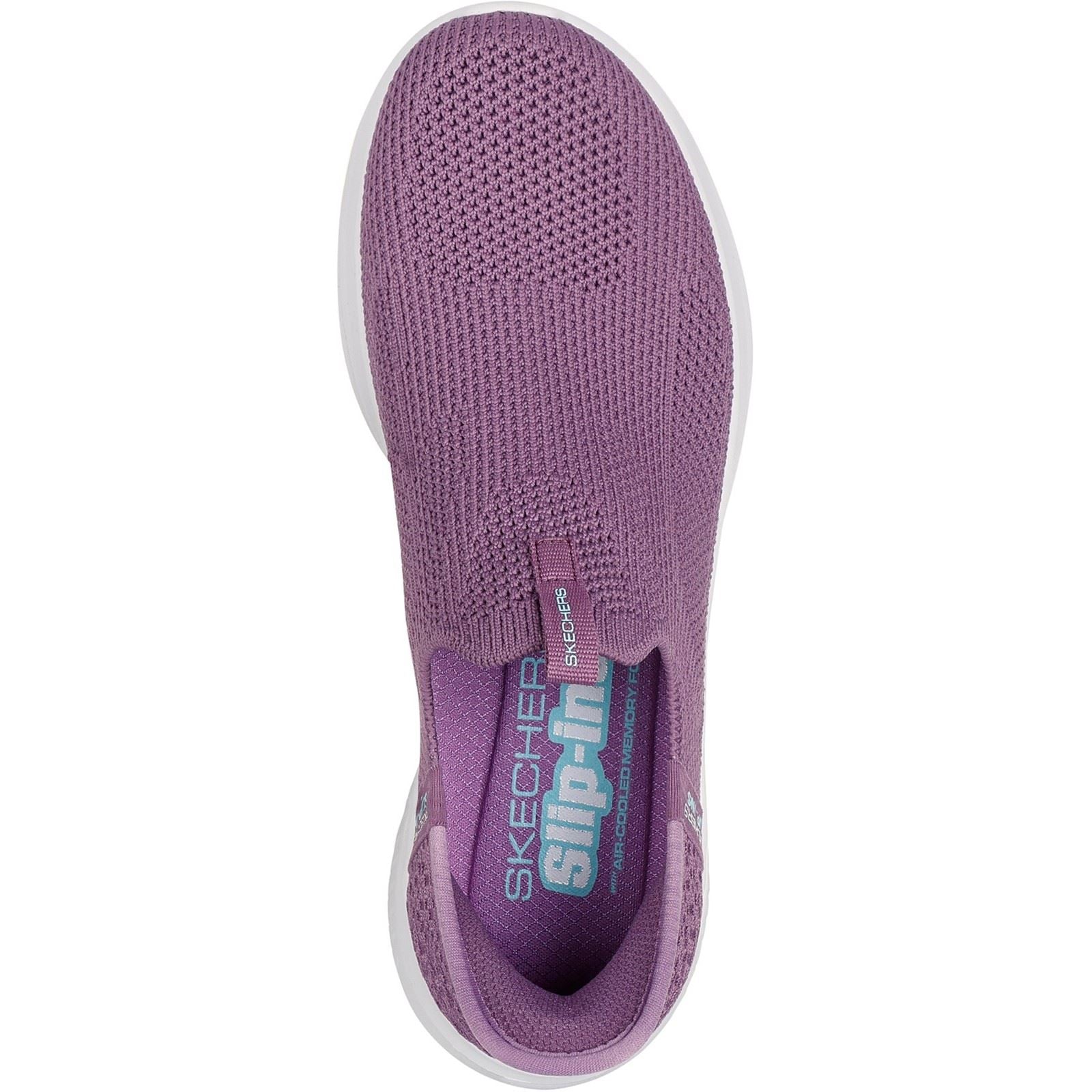 Skechers Ultra Flex 3.0 Easy Win Textile Damensneaker In Lila