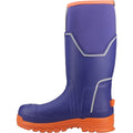 Muck Boots Grit S5 Herren Gummistiefel in Blau/Orange